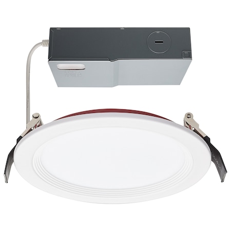 Satco 13W LED Fire Rated 6 Inch DW Downlight Round White CCT Selectable 120 Volts Dim Remote Driver S11867